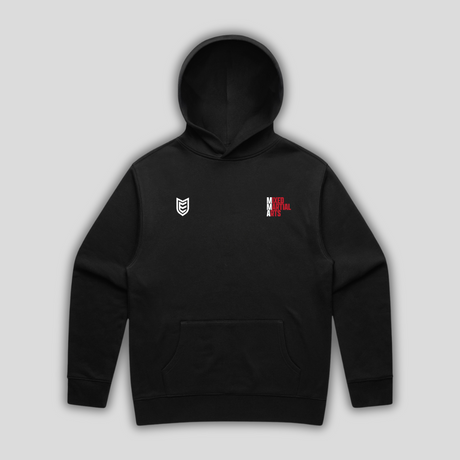 ERYX Fight Night Relaxed Black Hoodie