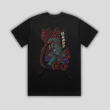 ERYX SAMURAI Relaxed Black T-Shirt