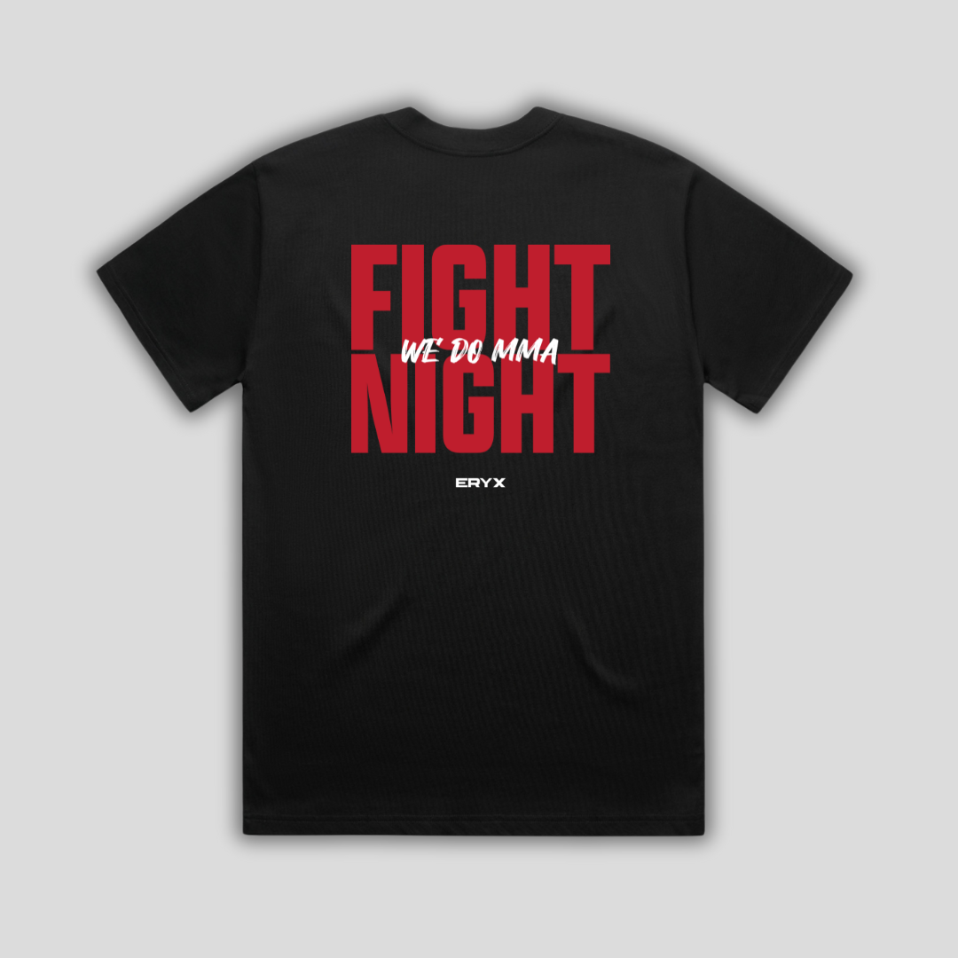 ERYX Fight Night Relaxed Black T-Shirt