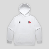 ERYX Fight Night Relaxed White Hoodie