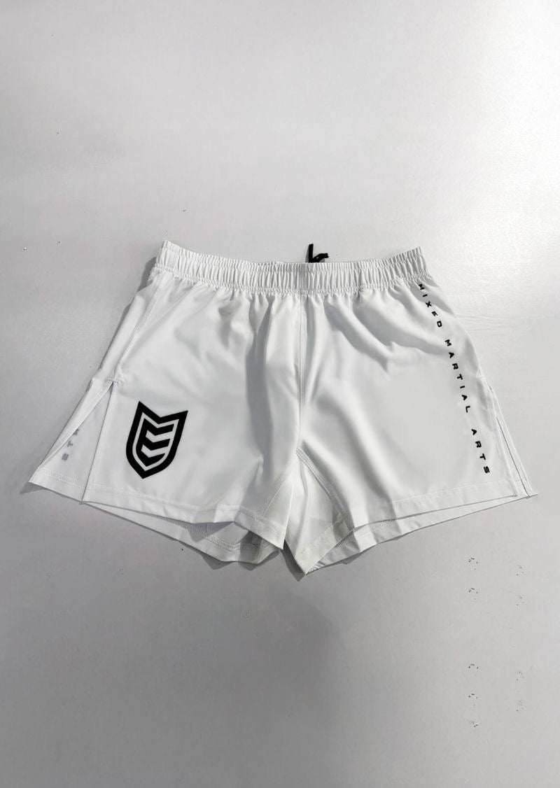 Eryx White Essential MMA Shorts