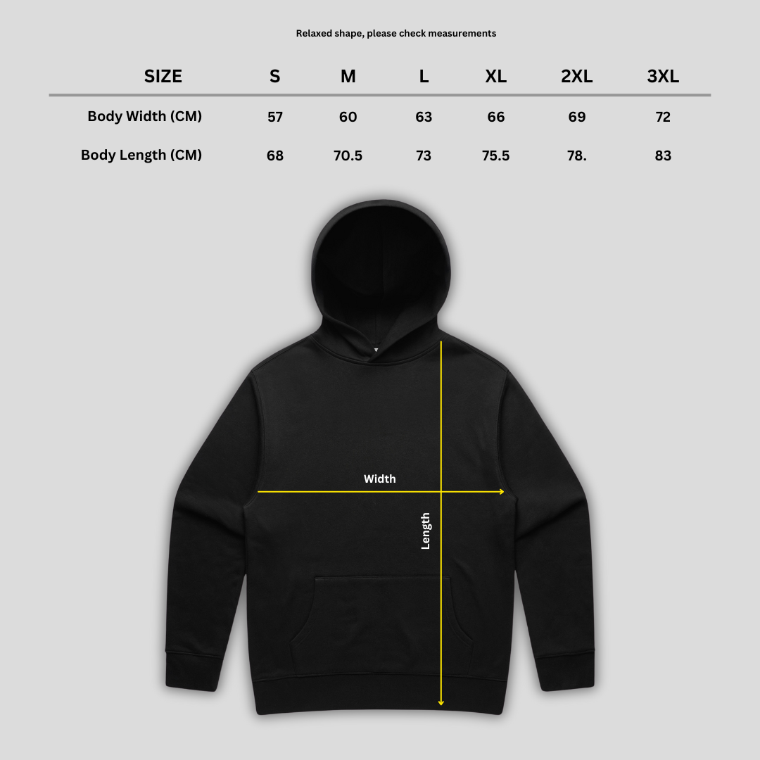 ERYX MMA Relaxed Black Hoodie