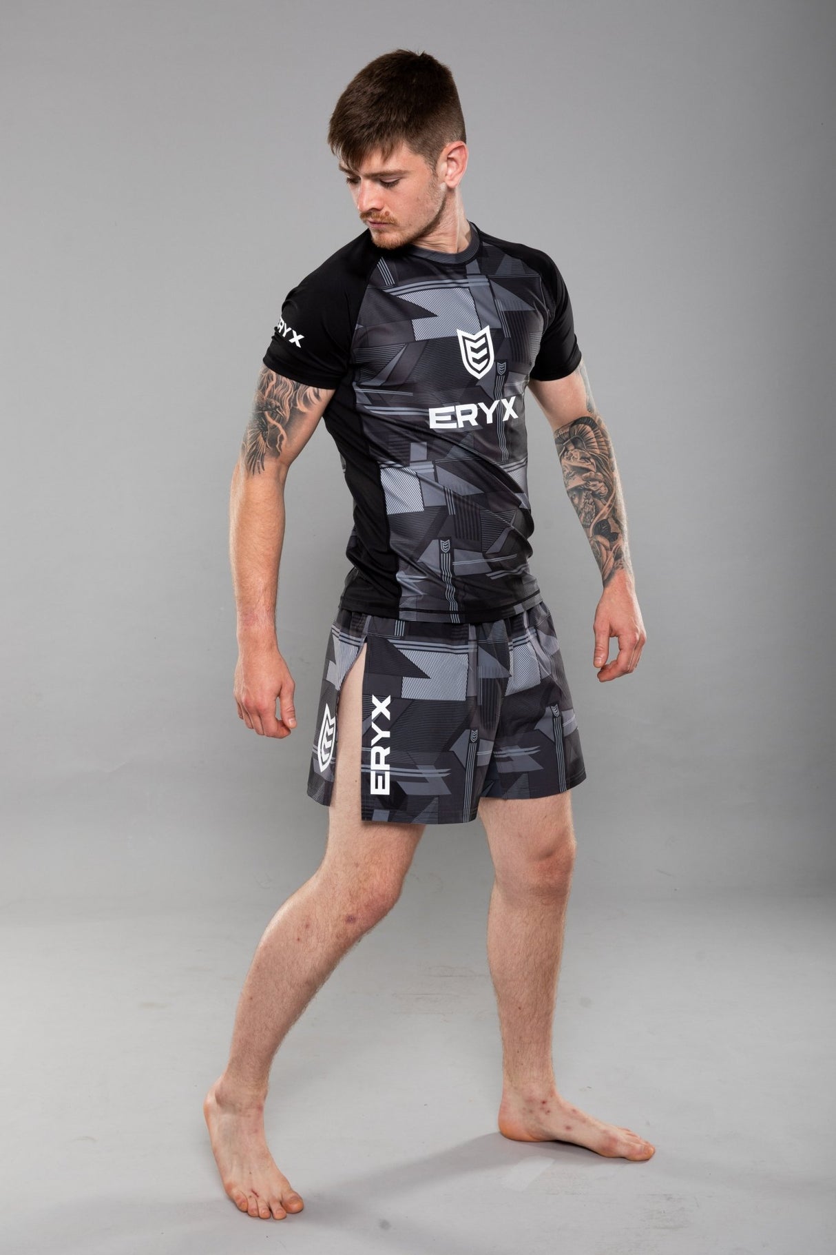 Eryx Glitch MMA Tee Black - Eryxgear