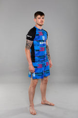 Eryx Glitch MMA Tee Blue - Eryxgear