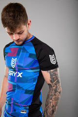 Eryx Glitch MMA Tee Blue - Eryxgear