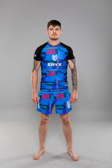 Eryx Glitch MMA Tee Blue - Eryxgear