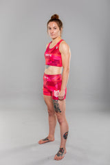 Eryx Glitch Sports Bra Pink - Eryxgear