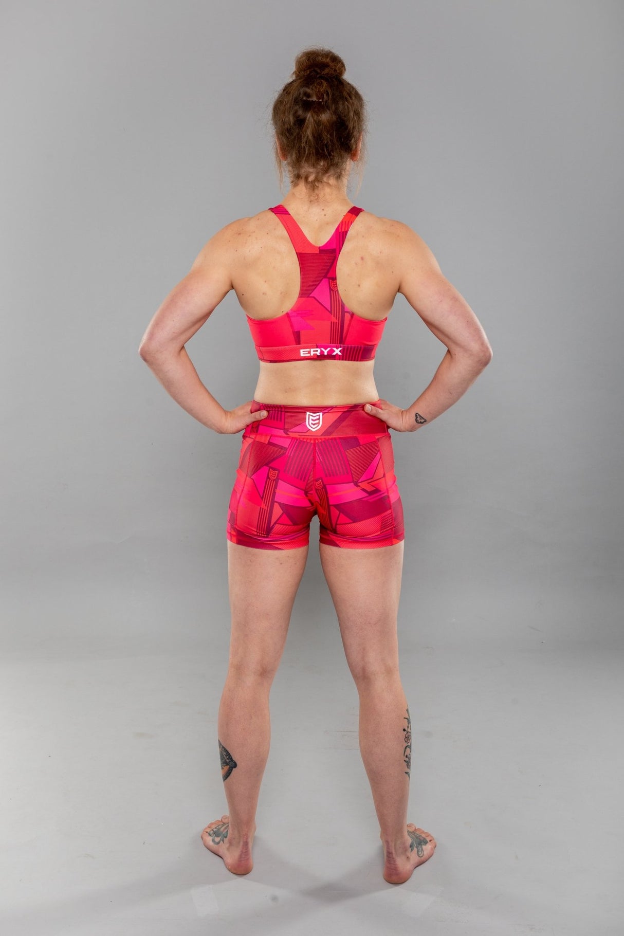 Eryx Glitch Sports Bra Pink - Eryxgear